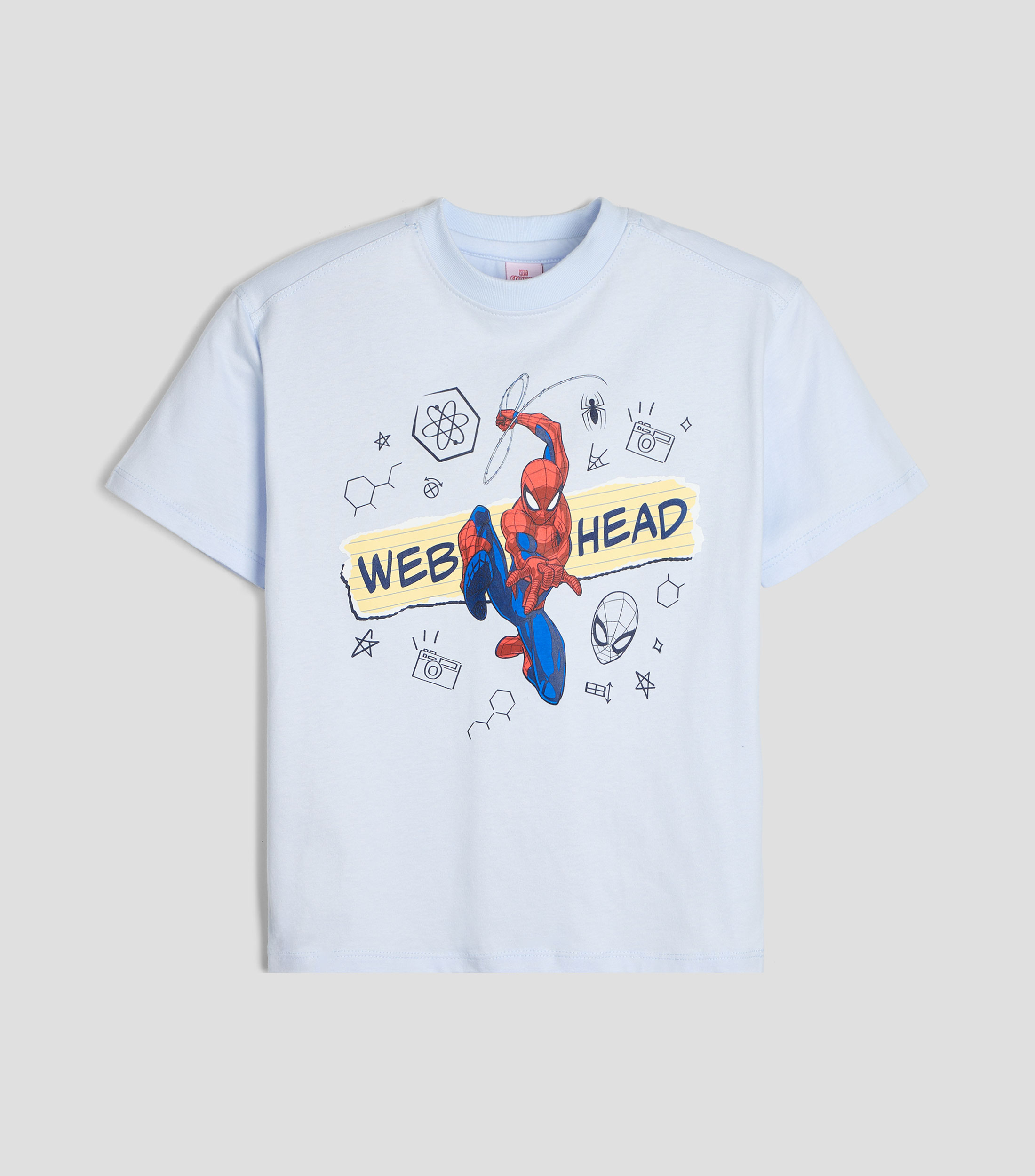 Playera cuello redondo manga corta estampada Niño